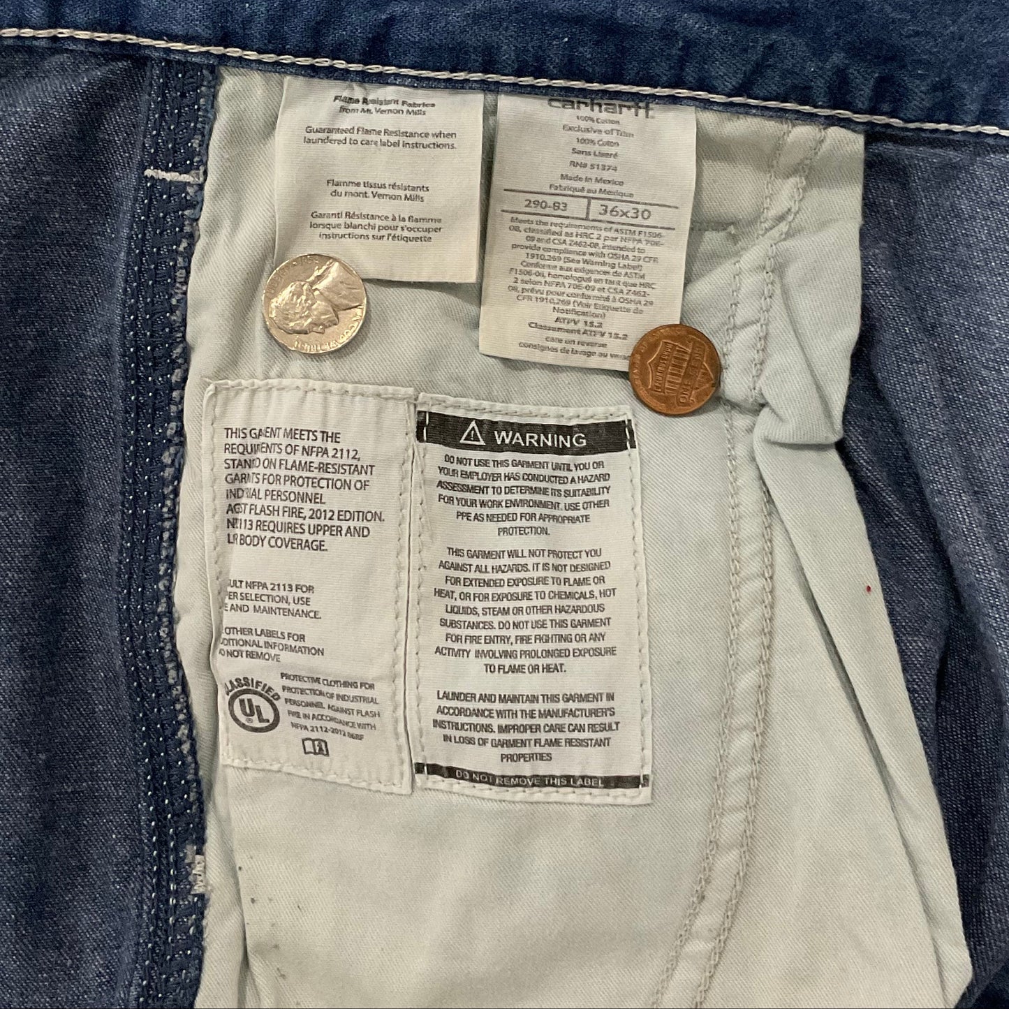 CARHARTT SINGLE KNEE LOOSE FIT MEN’S 36X30