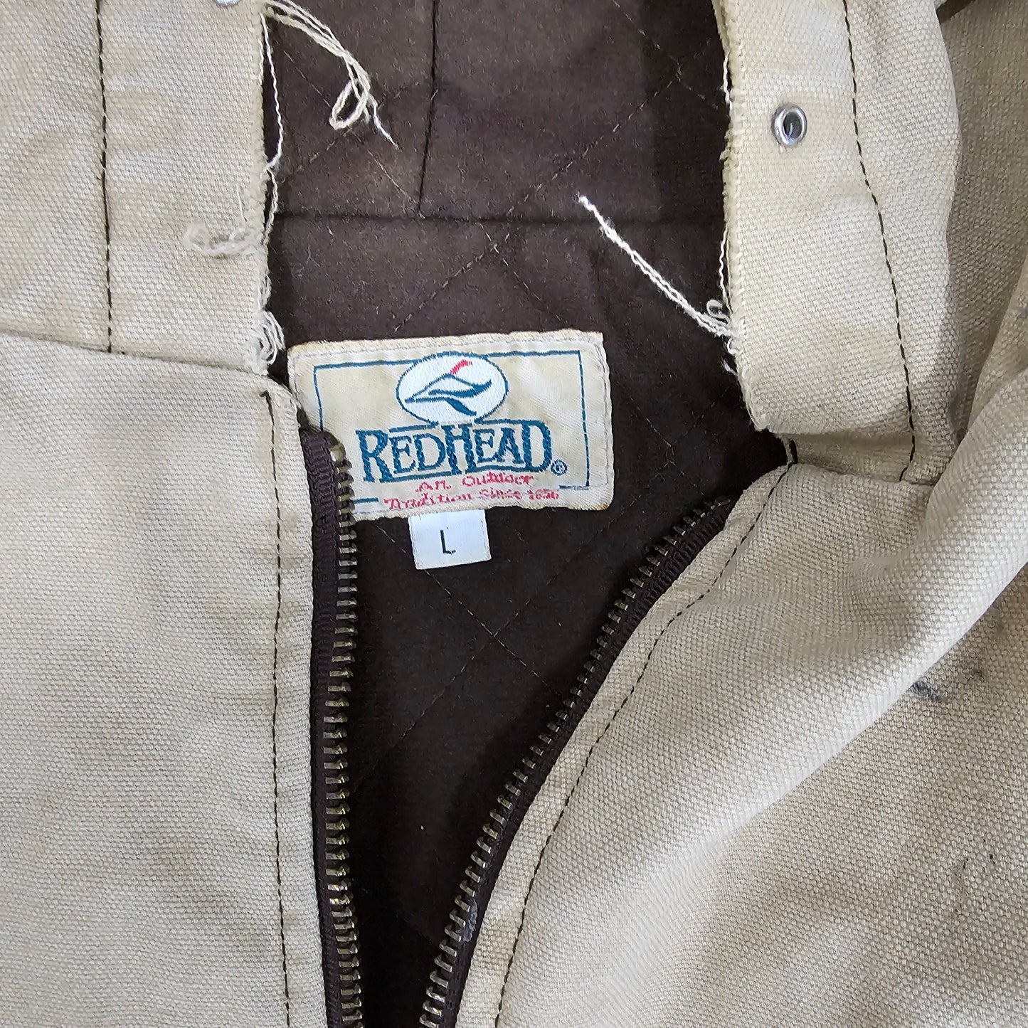 Vintage RedHead Duck Brown Canvas Active Jacket