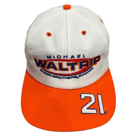 Vintage Wood Brothers Michael Waltrip #21 Chase Racing Snapback Cap