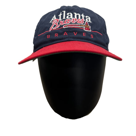 Vintage Distressed Atlanta Braves Snapback Cap