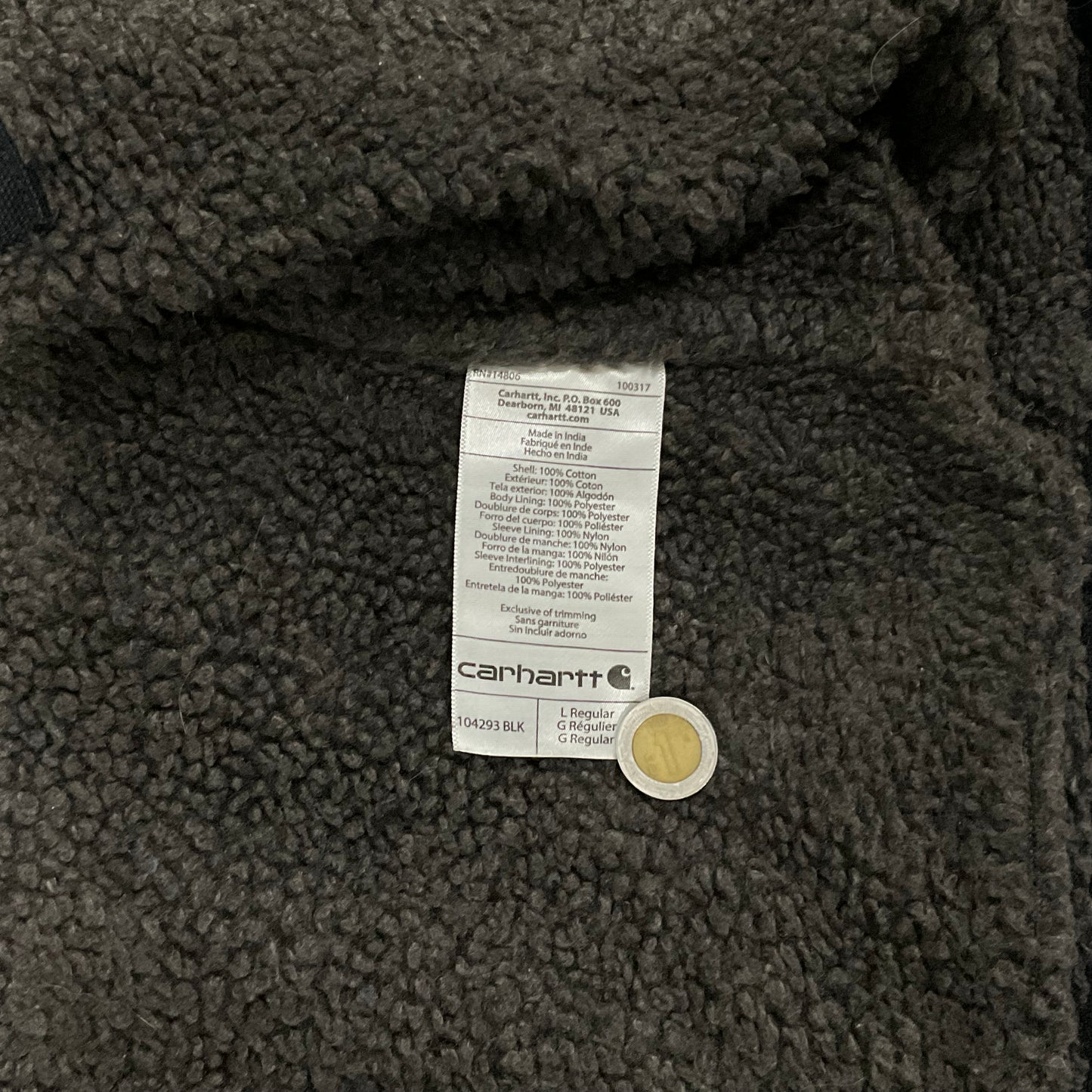 CARHARTT WASHED DUCK JACKET