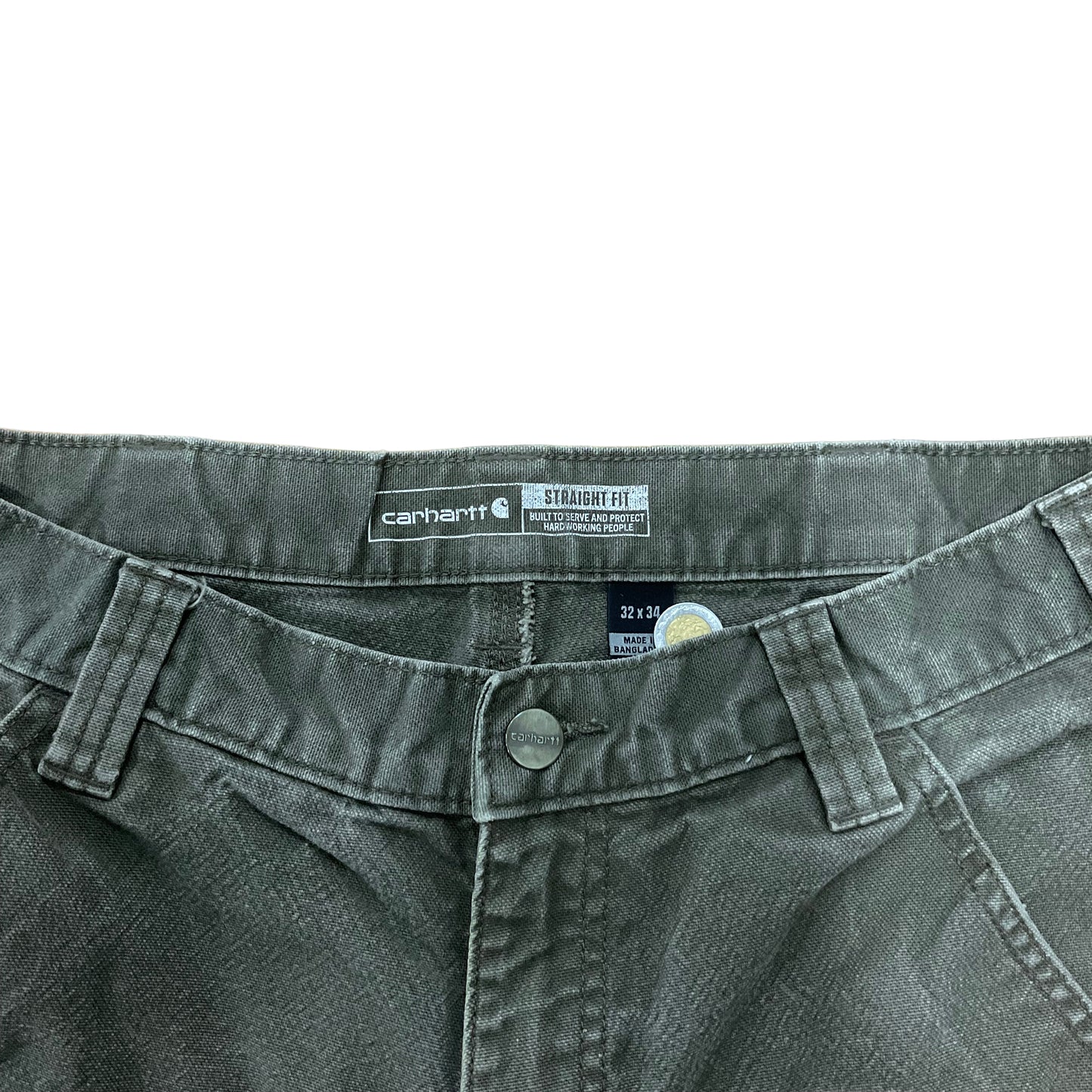 CARHARTT DOUBLE KNEE STRAIGHT FIT 32X34