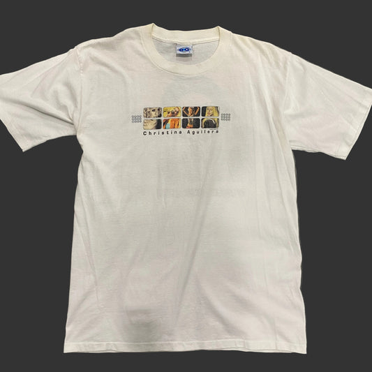 Vintage Christina Aguilera SEARS & LEVÍS 2000 WORLD TOUR size L