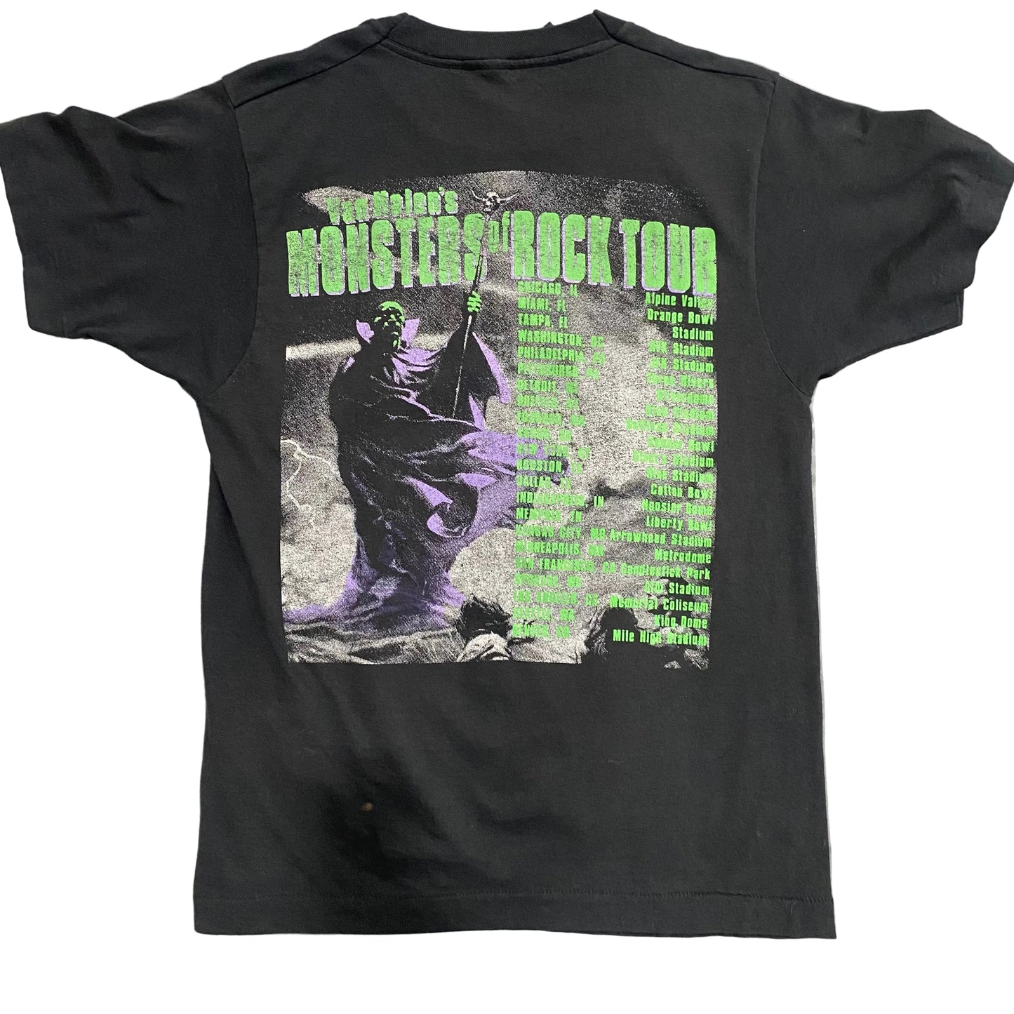 VINTAGE 80's MONSTERS OF ROCK TEE SIZE M