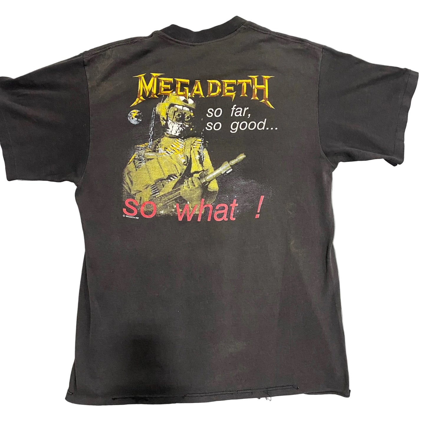 VINTAGE 1987 METALLICA "METAL UP YOUR ASS" T SHIRT NO TAG