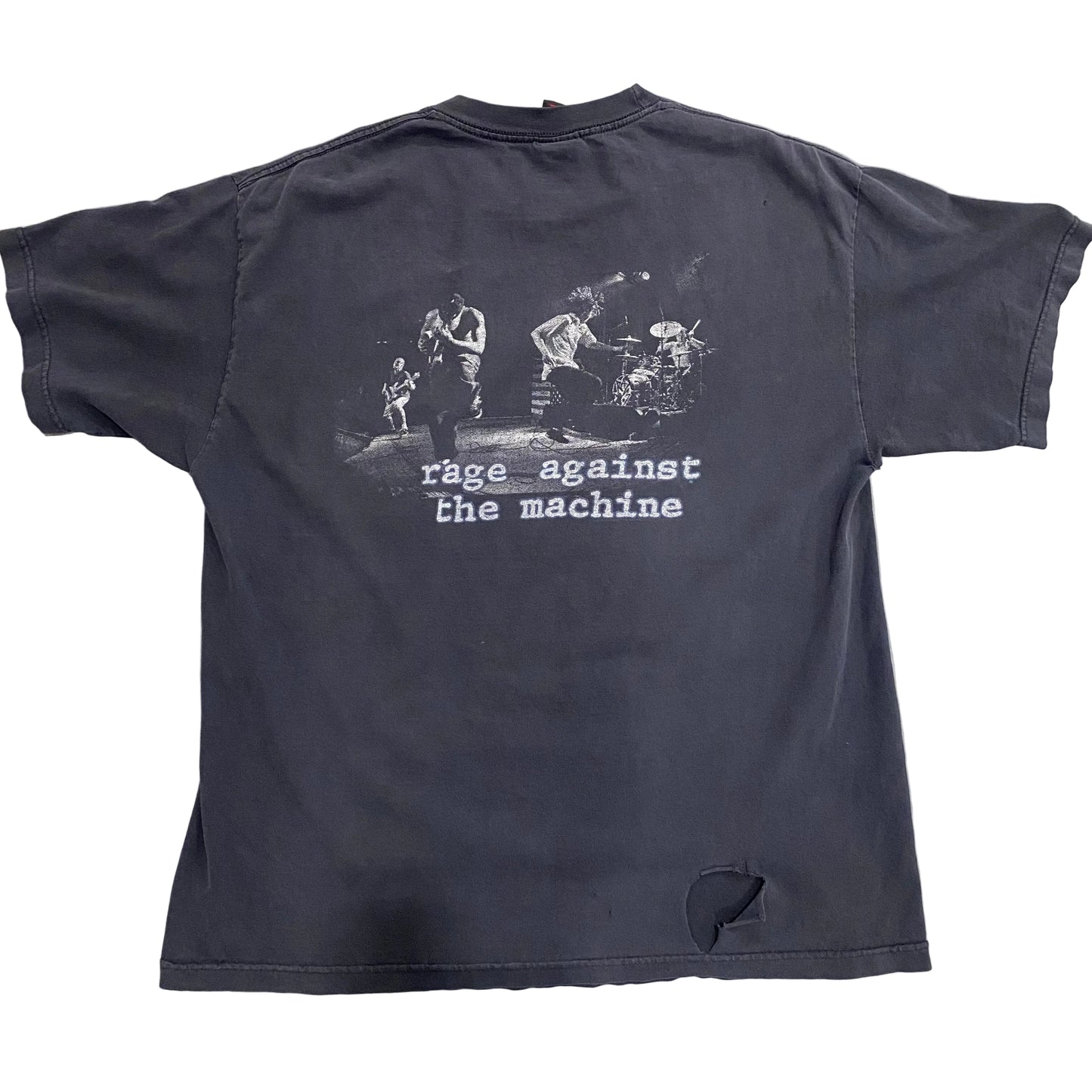VINTAGE 90'S RAGE AGAINST THE MACHINE GIANT TAG SIZE  XL
