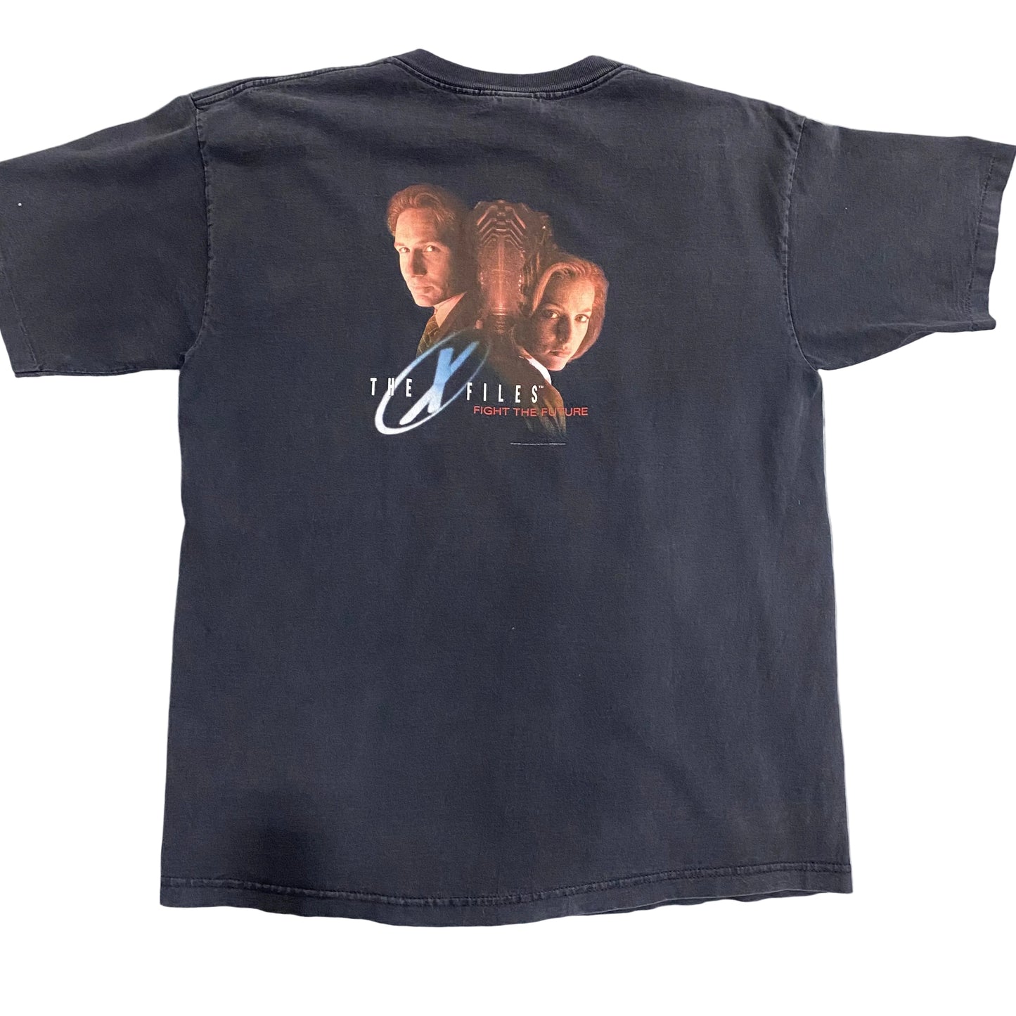 VINTAGE 1998 THE X FILES "FIGHT THE FUTURE" TEE SIZE XL