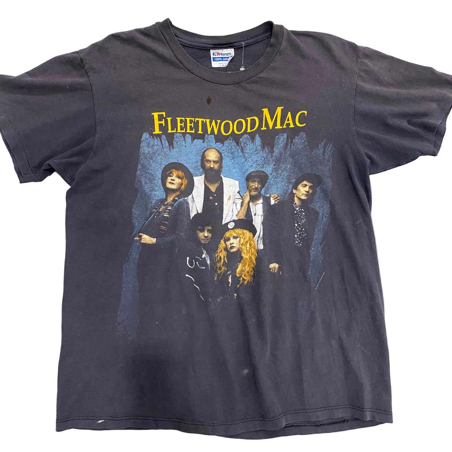 VINTAGE 90'S FLEETWOOD MAC "BEHIND THE MASK" 1990 TOUR T SHIRT SIZE L