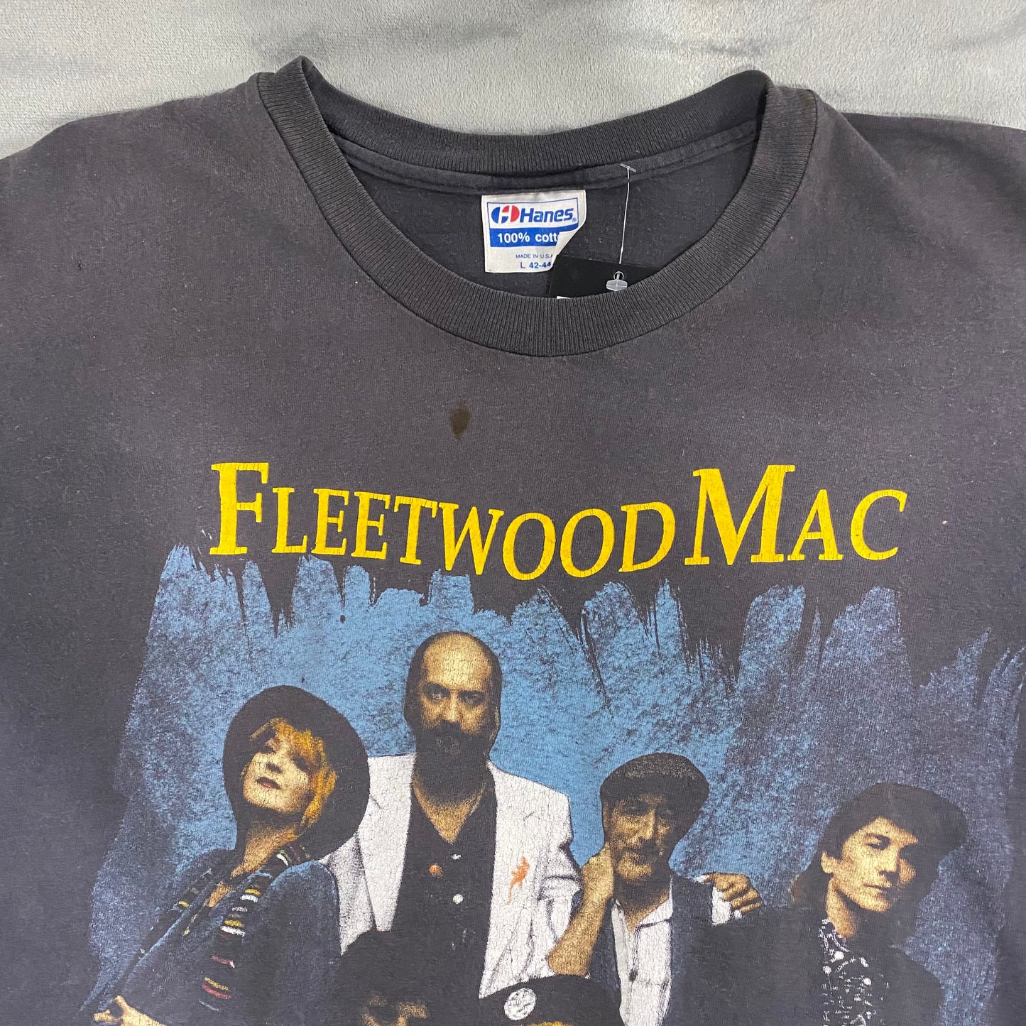 VINTAGE 90'S FLEETWOOD MAC "BEHIND THE MASK" 1990 TOUR T SHIRT SIZE L