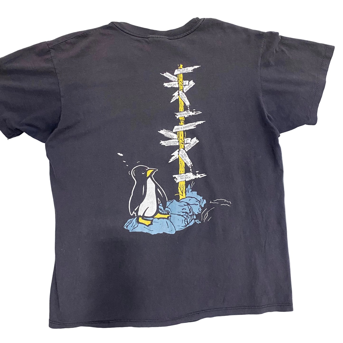 VINTAGE 90'S FLEETWOOD MAC "BEHIND THE MASK" 1990 TOUR T SHIRT SIZE L