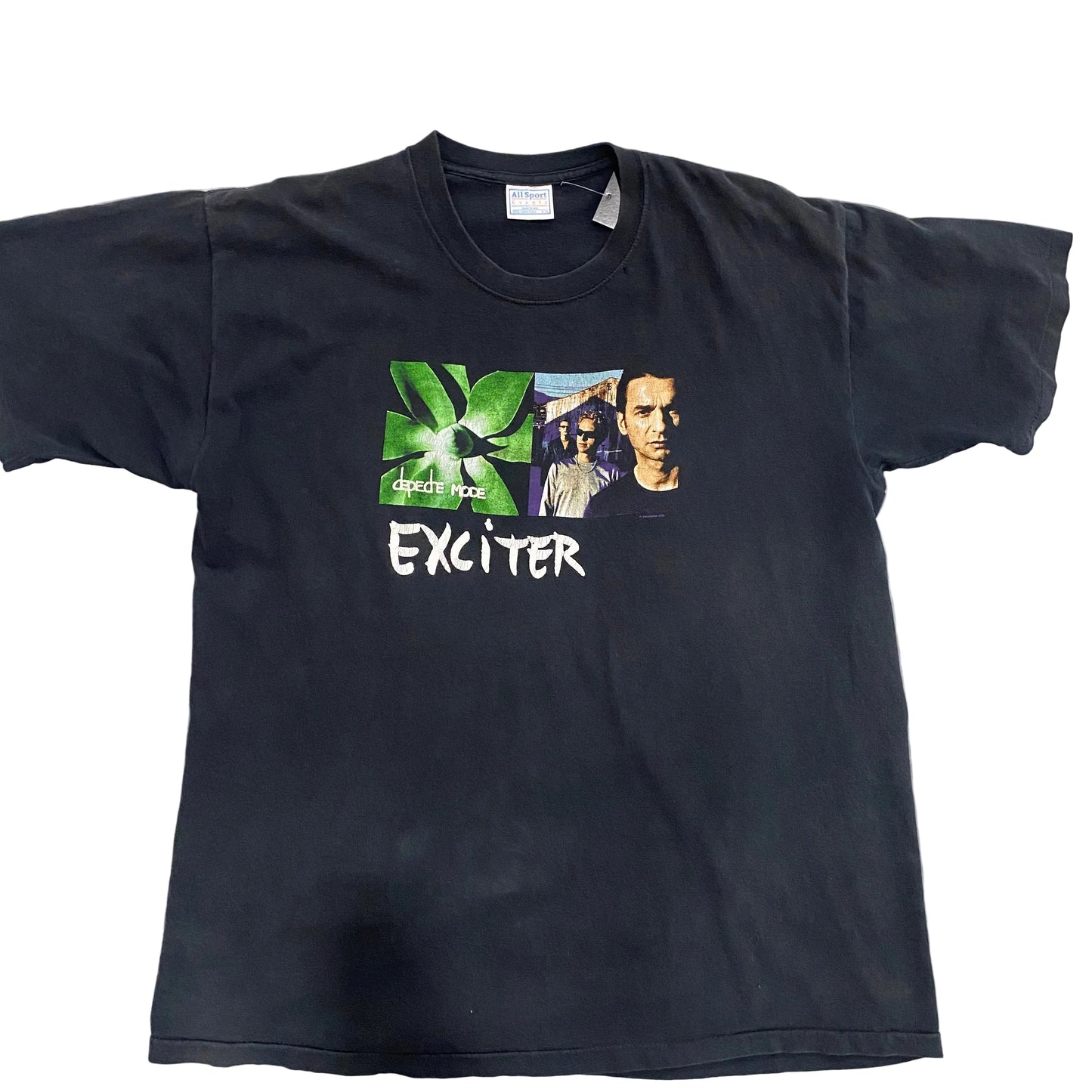 VINTAGE DEPECHE MODE "EXCITER" 2001 TOUR T SHIRT SIZE XL